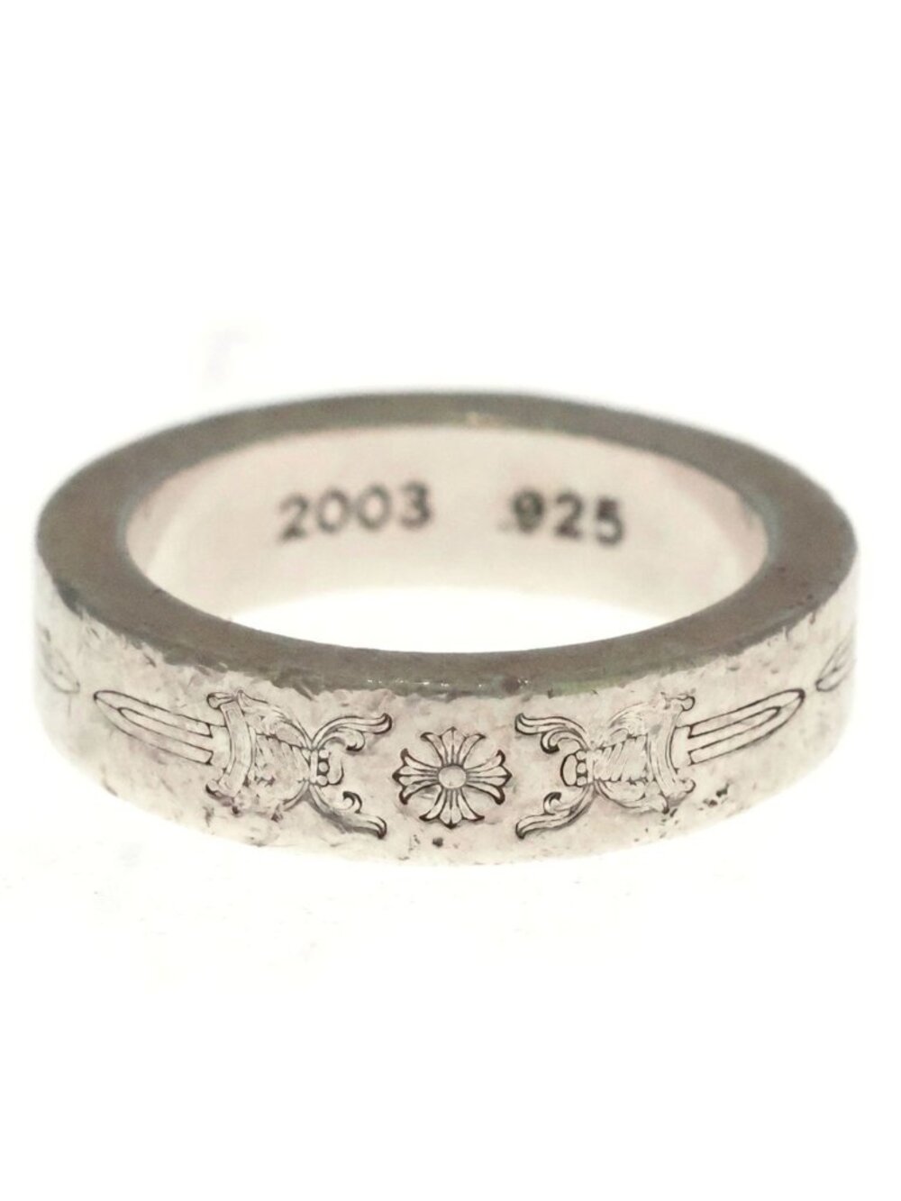 Chrome Hearts Spacer Dagger Ring Silver